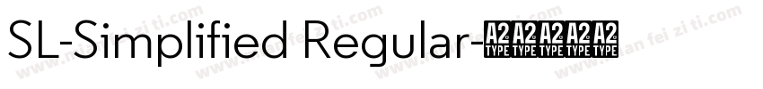 SL-Simplified Regular字体转换